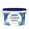 Produktbild: Renovo Wandfarbe Kristallweiss matt Innenfarbe Deckenfarbe 2,5 l