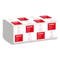 Produktbild: Metsä Tissue KATRIN V-Falz Falthandtücher Zick Zack 200 Blatt, Handy Pack, Weißes Papierhandtuch mit Z-Falzung aus recyceltem Zellstoff , 1 Karton = 20 Packungen à 200 Blatt 355880