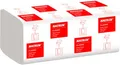 Produktbild: KATRIN Z-Falthandtücher, weiß, 2-lagig, 2 x 18 g/m², 244 x 230 mm, Handy-Pack mit erg. Griff, 4000 Stück 133860