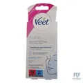 Produktbild: Veet PURE Kaltwachsstreifen – Geeignet für sensible Haut – Anwendung für Gesicht