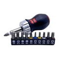 Produktbild: Würth Zebra Mini Ratschen Schraubendreher Set 13 teilig inkl. Bits 061363050