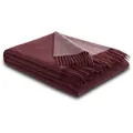 Produktbild: Biederlack Kuscheldecke Cashmere 130 x 170 cm Mischgewebe Rot Bordeaux