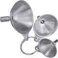 Produktbild: Westmark Trichter-Set, 3tlg., Ø 4,5 cm, 5,5 cm und 7,5 cm, Rostfreier Edelstahl, Mini, Silber, 51192270