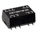 Produktbild: MeanWell Spannungswandler MEAN WELL DETN01L-12 DC/DC-Wandlermodul 42 mA 1 W Anzahl Ausgänge: 2, (DETN01L-12)