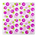 Produktbild: Sovie Home Serviette Bubbles in PINK-GRÜN aus Linclass Airlaid, 40x40cm (20x20cm gefaltet), 1/4 Falz, 12 Stück, Retrodesign Bunte Kreise, saugstark & stoffähnlich - Ideal für Partys