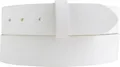 Produktbild: BELTINGER Wechselgürtel aus Vollrindleder mit Druckknöpfen 4 cm | Druckknopf-Gürtel für Damen Herren 40mm | Leder-Gürtel ohne Schnalle 4cm | Weiß 85cm