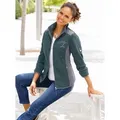 Produktbild: Fleecejacke CASUAL LOOKS, Damen, Gr. 42, blau (ozean, anthrazit, meliert), 100% Polyester, gemustert, mehrfarbig, unifarben, Jacken Fleecejacke
