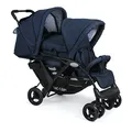 Produktbild: CHIC 4 BABY 274 52 Geschwisterwagen Duo, Jeans navy, blau
