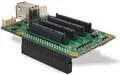 Produktbild: Allnet SATA HAT Quad NAS Erweiterungsmodul Passend für (Entwicklungskits): Raspberry Pi (181718)