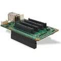 Produktbild: Allnet SATA HAT Quad NAS Erweiterungsmodul Passend für (Entwicklungskits): Raspberry Pi (181718)