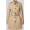 Produktbild: Tommy Hilfiger Trenchcoat mit Gürtel und Schulterriegeln in Camel, Größe L