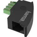 Produktbild: Hama 00201122 Kabeladapter TAE-F RJ11 Schwarz (00201122)