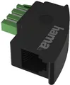 Produktbild: Hama Adapter 201122 TAE-U Stecker auf RJ 12 Kupplung 6/6pol Western