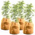 Produktbild: Royal Gardineer 4er-Set XL-Thermo-Topfschutz für Pflanzen, 70 x 65 cm