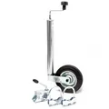 Produktbild: Stützrad 150kg inkl. Klemmhalter & Schellen Wohnwagen Anhänger Stütze