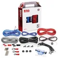 Produktbild: BOSS AUDIO KIT2 8 Gauge/ 3,27 mm Auto Installations-Set Verstärker Endstufe Kabel Anschlusskabel Cinch Kabel, Mehrfarben