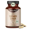 Produktbild: Flohsamenschalen Kapseln Bio 180 Stück | Flohsamenschalenpulver aus kontrolliert biologischem Anbau | vegan | vom Achterhof