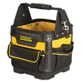 Produktbild: Stanley FatMax Werkzeugtasche / Transporttasche (29x29x38cm, robustes 600 Denier Nylon, ergonomischer Handgriff und Schultergurt, entnehmbare Teiler mit Gürtelclip, elastische Halterungen) 1-93-952