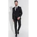 Produktbild: SteffenKlein Herren Anzug SLIM FIT 2871-102, 2871-106, 2871-46, 2871-48, 2871-50, 2871-52, 2871-54, 2871-56, 2871-98, 2872-102, 2872-46, 2872-48, 2... - Schwarz - 52