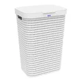 Produktbild: ROTHO WÄSCHESKORB WÄSCHESAMMLER 55 LITER COUNTRY WEIß NEU