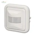 Produktbild: UP Bewegungsmelder 160° weiß 230V 500W Unterputz PIR 2-Draht od. 3-Draht Technik