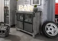 Produktbild: Sideboard Mango 100x40x90 grau lackiert HEAVY INDUSTRY #127