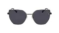 Produktbild: Calvin Klein Jeans Women's Sunglasses CKJ23202S - Gold/Black with Solid Grey Lens