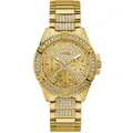 Produktbild: Guess W1156L2 Damen Gold Uhr mit Kristallen