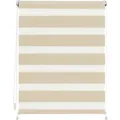 Produktbild: LICHTBLICK Duo-Rollo Klemmfix, ohne Bohren, verspannt, blickdicht (Creme, 70 x 150 cm)