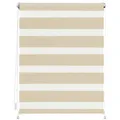 Produktbild: Lichtblick Doppelrollo ohne Bohren mit Verspannung, Trendfarben, stufenlos verstellbar, einfache Montage, für Fenster Creme, 70 cm x 150 cm (B x L)