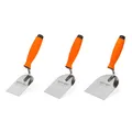 Produktbild: StukkateurkellenSet 3teilig 60 mm 80 mm 100 mm  Edelstahl Meurerkellen  Rostf...