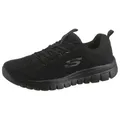 Produktbild: Skechers Graceful - Get Connected Sneaker Freizeitschuh, Halbschuh, Schnürschuh für die Maschinenwäsche geeignet schwarz 42 EU