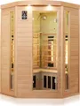 Produktbild: Dewello Infrarotkabine Infrarotsauna LAKEFIELD 3 120cm x 120cm inkl. Vollspektrumstrahler, Bodenstrahler