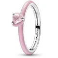 Produktbild: Pandora Silberring DamenSilber Rosafarbenes Chakra Herz silberfarben 60/19,1