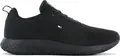 Produktbild: Tommy Hilfiger Corporate Knit Rib Runner - Herren Sneakers Schuhe Schwarz FM0FM02838-BDS , EU 46 UK 11