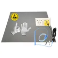 Produktbild: Minadax® ESD Antistatik-Matte 60 x 30cm - inkl. Manschette + Erdungsstecker