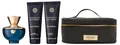 Produktbild: Versace Dylan Blue Pour Femme Eau de Parfum Set 100 ml + 100 ml Duschgel + 100 ml Körperlotion + Tasche