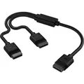 Produktbild: Corsair iCUE LINK Cable, 1x 600mm Y-Cable with Straight connectors, Black (CL-9011124-WW)