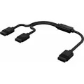 Produktbild: CORSAIR iCUE LINK Kabel, Y-Splitter, 600mm, schwarz