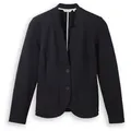 Produktbild: TOM TAILOR Jackenblazer Blazer mit Ottoman Struktur - Gerade blau XL