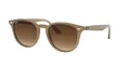 Produktbild: Ray-Ban Unisex-Erwachsene RB4259 Sonnenbrille, Mehrfarbig (Gestell: Opal beige,Gläser: braun verlauf 616613), Medium (Herstellergröße: 51)