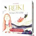 Produktbild: Reiki - Die Kraft im Hier und Jetzt: 32 Achtsamkeitskarten mit Goldfolie und Goldschnitt, Stülpdeckelschachtel mit Goldprägung und 144-seitiges Buch