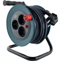 Produktbild: REV Kabeltrommel Mini 3-fach 10m petrol/schwarz 0010042100