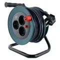 Produktbild: REV Kabeltrommel Mini 3-fach 10m petrol/schwarz 0010042100 (10 m, 1.50 mm²) (0010042100)