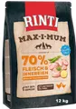Produktbild: Rinti HUHN Max-i-mum 12 kg Trockenfutter getreidefrei 70% Frisches Fleisch