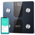Produktbild: eufy Smart Scale C1 Personenwaage, Körperfettwaage mit Bluetooth, große LED-Anzeige, 12 Messwerten, Gewicht/Körperfett/BMI/Körperzusammensetzung, Automatisch An/Aus, Oberfläche aus Hartglas