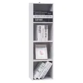 Produktbild: WOLTU Bücherschrank Bücherregal Aktenregal Büroregal Standregal 4 Stufen Weiß