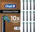 Produktbild: Oral-B Pro Cross Action Original Electric Toothbrush Head, Black - Pack of 12