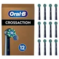 Produktbild: Oral B Aufsteckbürsten Zahnpflege Pro CrossAction Schwarz Reinigung 12 Stück