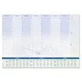 Produktbild: SIGEL Schreibtischunterlage Time blau/grün Papier 59,5 x 41,0 cm, 30 Blatt